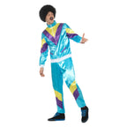 80s Height of Fashion Shell Suit Costume, Blue