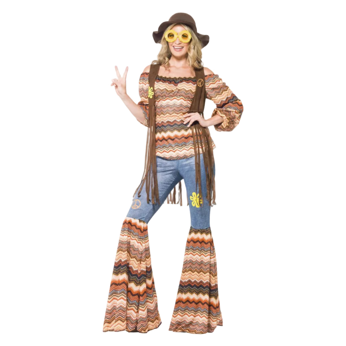 Harmony Hippie Womens Costume
