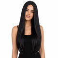 Deluxe Long Black Wig