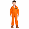 Orange Prisoner Jumpsuit Costume Kids