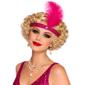 Hot Pink Flapper Headband
