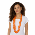Orange 1980s Beaded Necklace