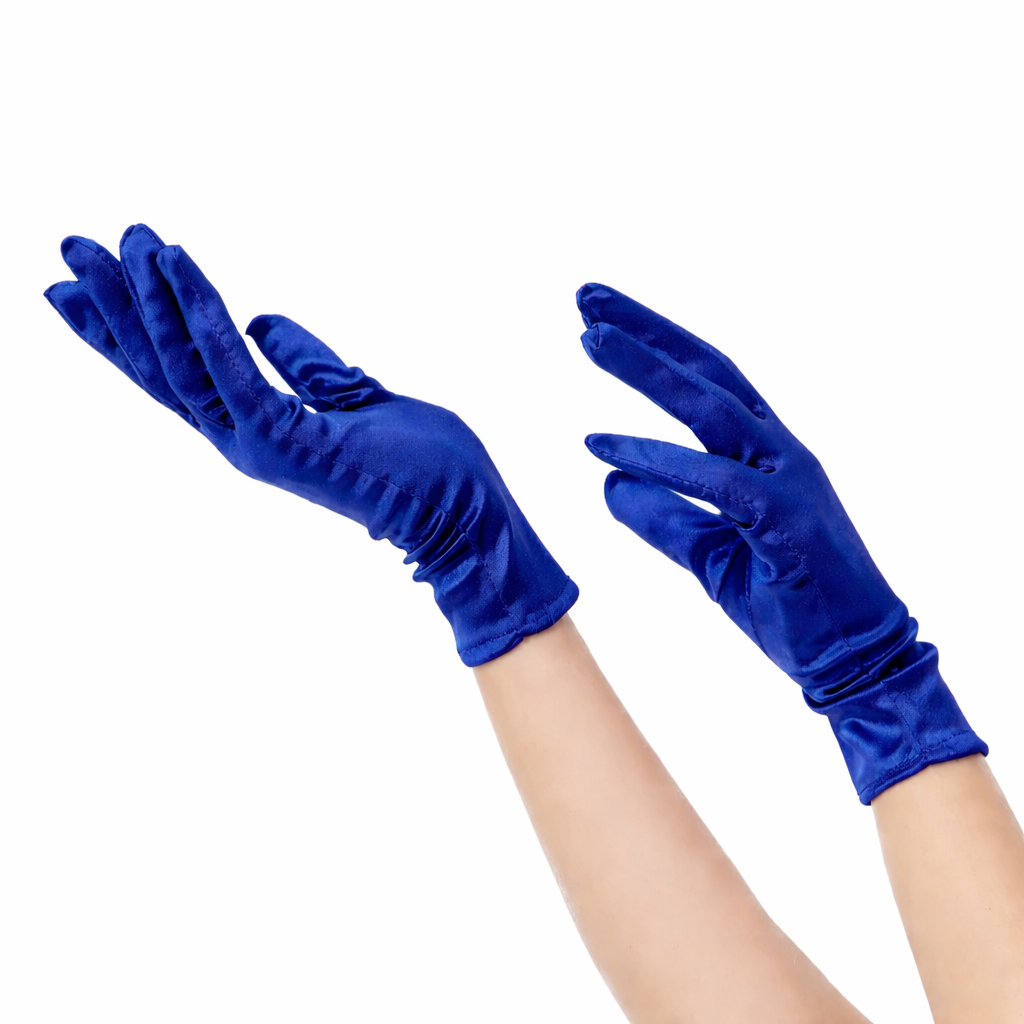 Dark Blue Short Gloves