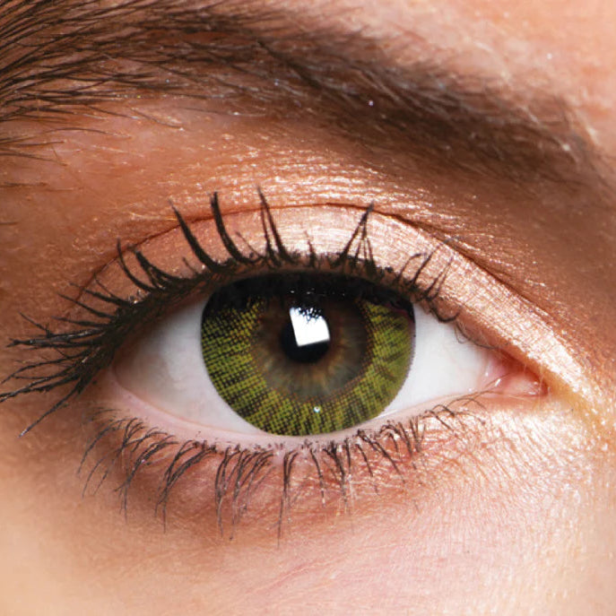 Mesmereyes Lime Green Contact Lenses 3 Months