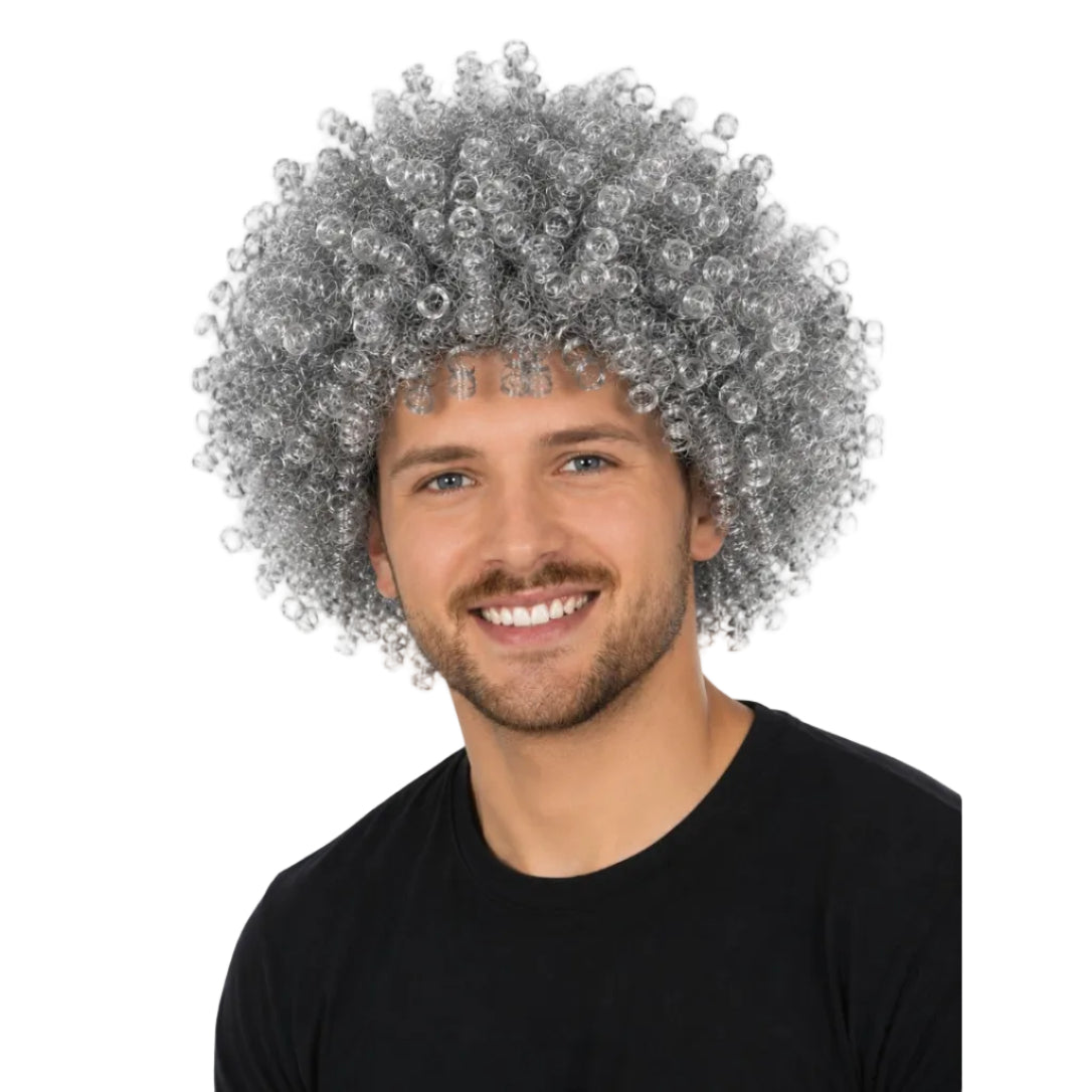 Grey Afro Wig