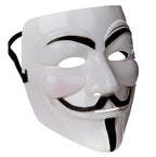 White Anonymous V Hacker Mask
