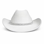White Rhinestone Cowgirl Hat