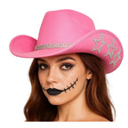 Pink Rhinestone Cowgirl Hat