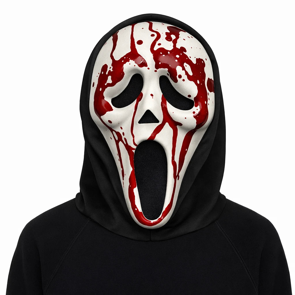 Bloody Ghost Face Mask