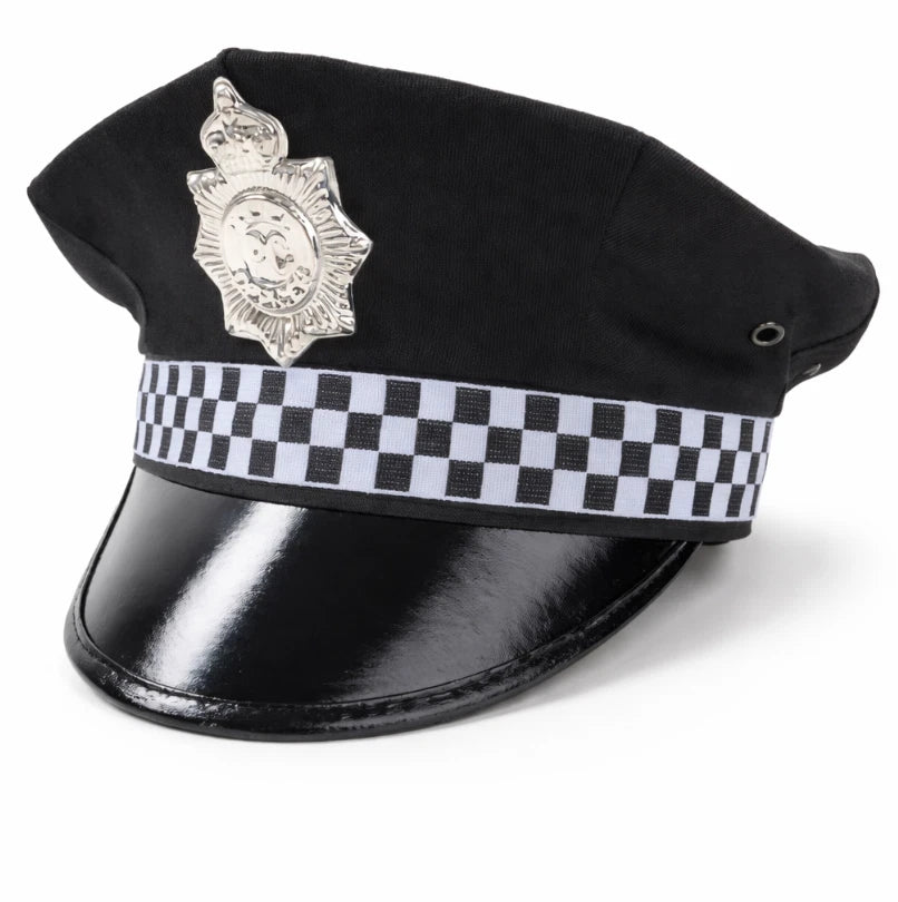 Checkered Police Hat