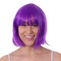 Purple Bob Short Wig