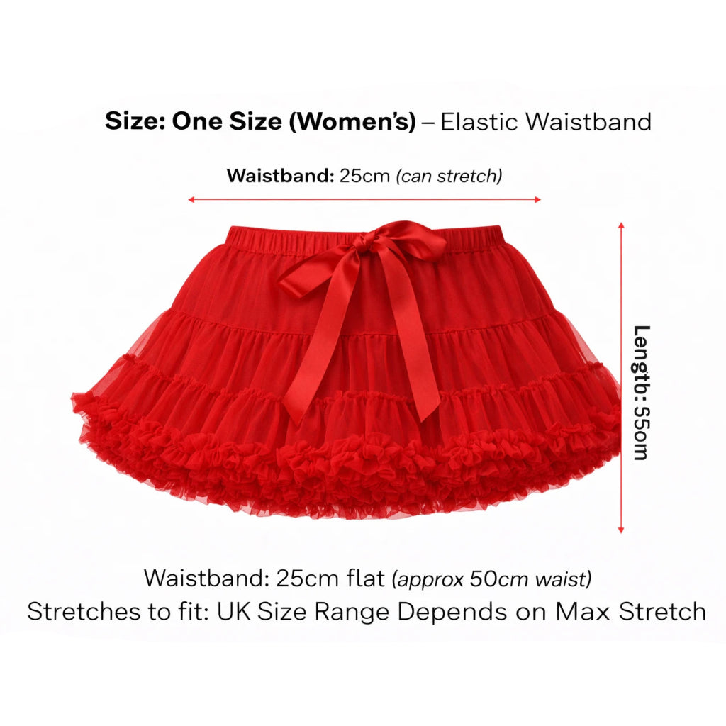 Red Luxury Tutu Adults