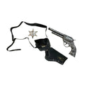 Silver Cowboy Gun and Holster