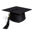 Black Graduation Mortarboard Cap