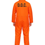 Orange Prisoner Jumpsuit Costume