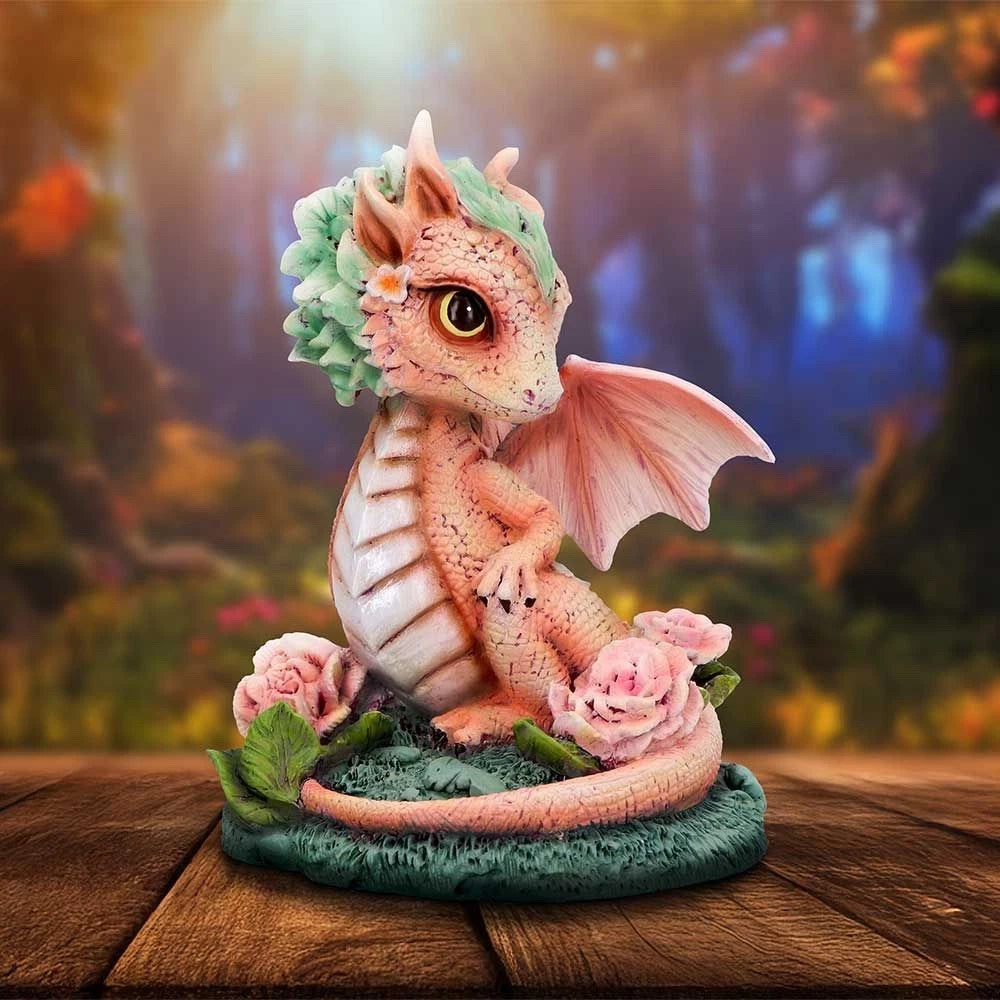 Nemesis Now Carnation Flower Dragon 12cm