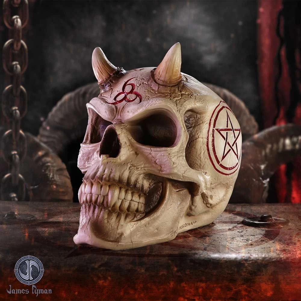 Nemesis Now James Ryman 666 Skull 20cm